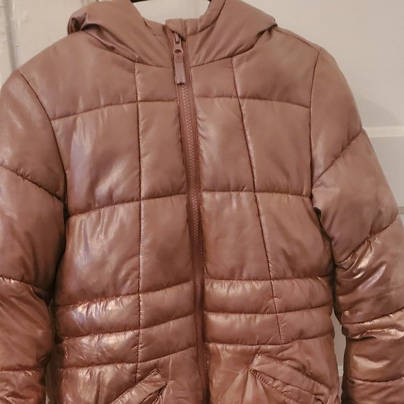 Girl's Rose Gold OshKosh Jacket Size 8 - Picture 1 of 2